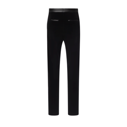 Ready-to-Wear Pants Velvet Tuxedo Pants | Louis Vuitton ® (Product zoom)