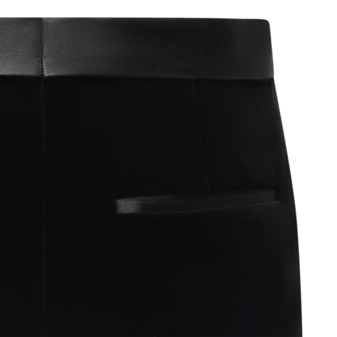 Ready-to-Wear Pants Velvet Tuxedo Pants | Louis Vuitton ® (Product zoom)