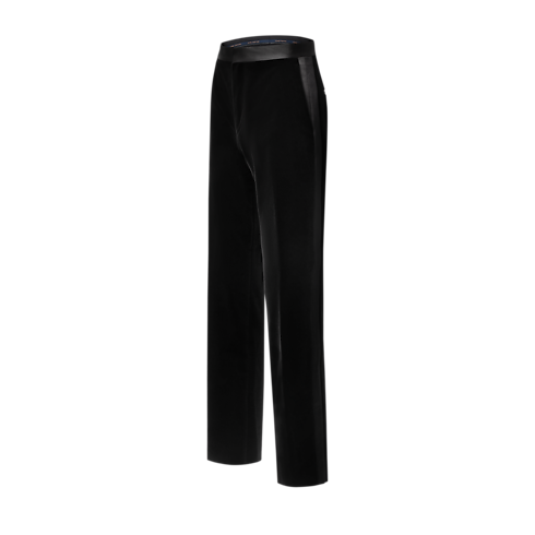 Ready-to-Wear Pants Velvet Tuxedo Pants | Louis Vuitton ® (Product zoom)