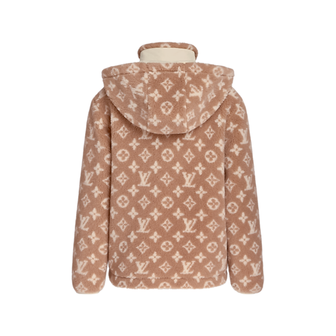 Veste à capuche Monogram en polaire vue arrière