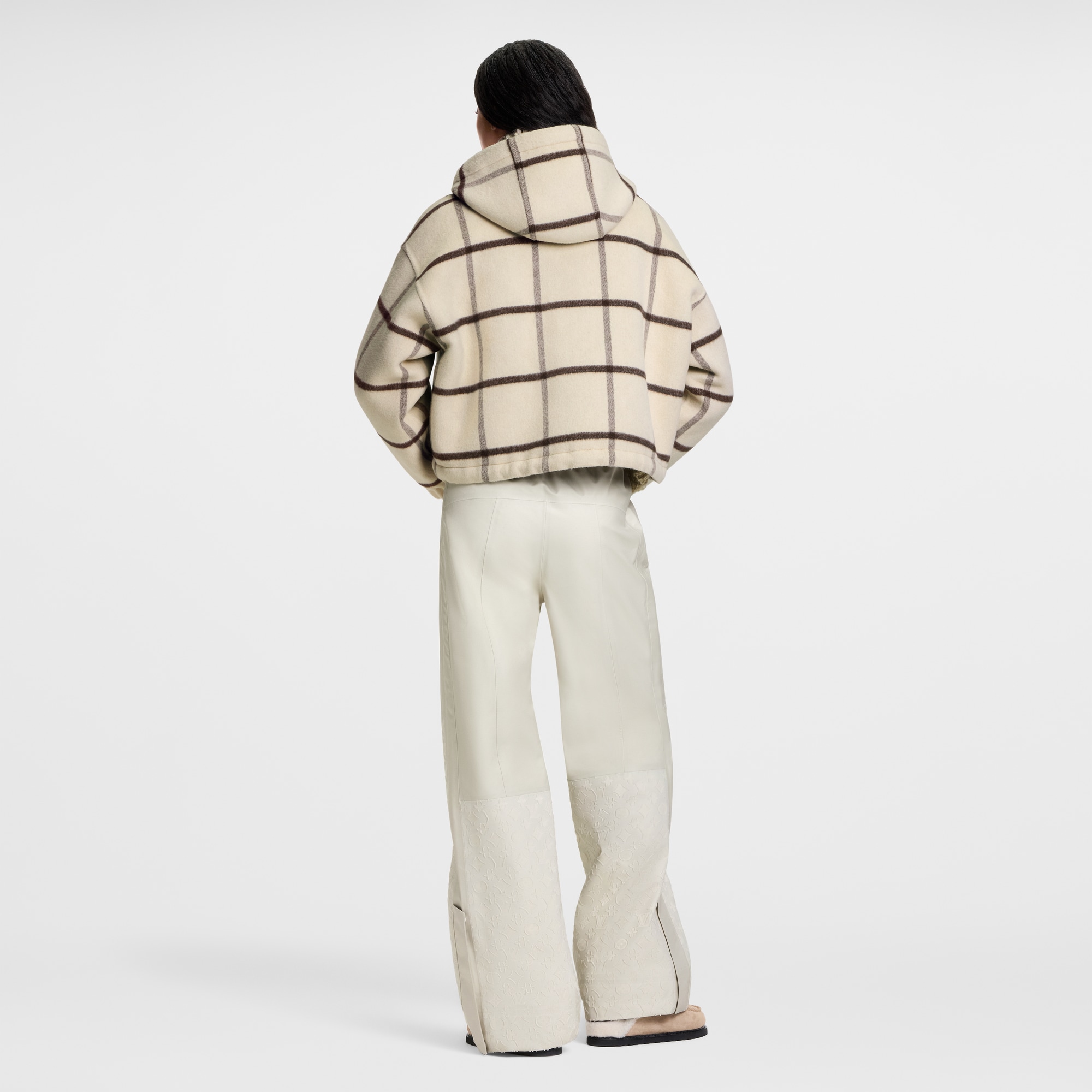  Prêt-à-Porter Manteaux et Vestes Veste à capuche motif à carreaux | Louis Vuitton ® (Zoom produit)