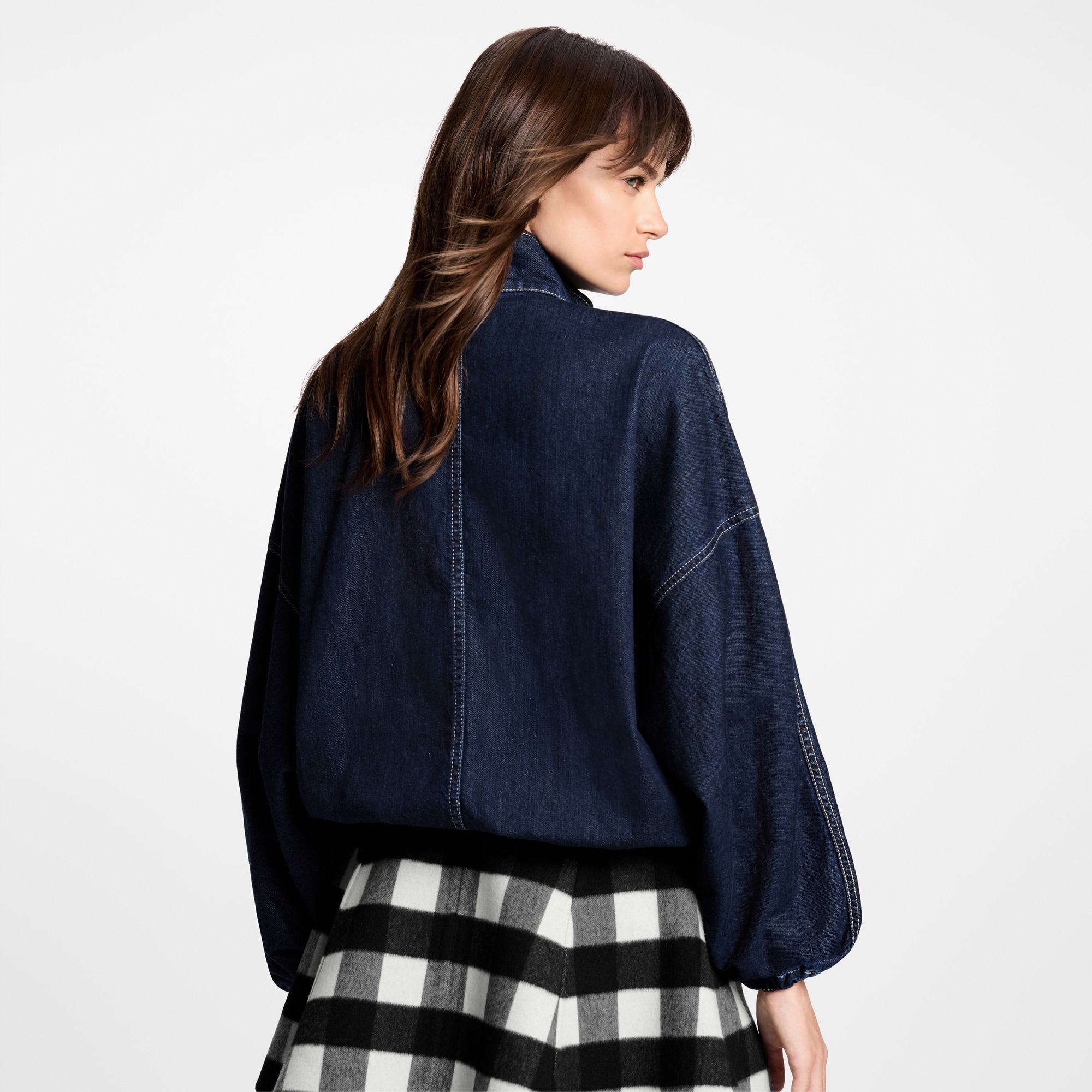  Prêt-à-Porter Manteaux et Vestes Veste à fermeture à glissière en denim | Louis Vuitton ® (Zoom produit)