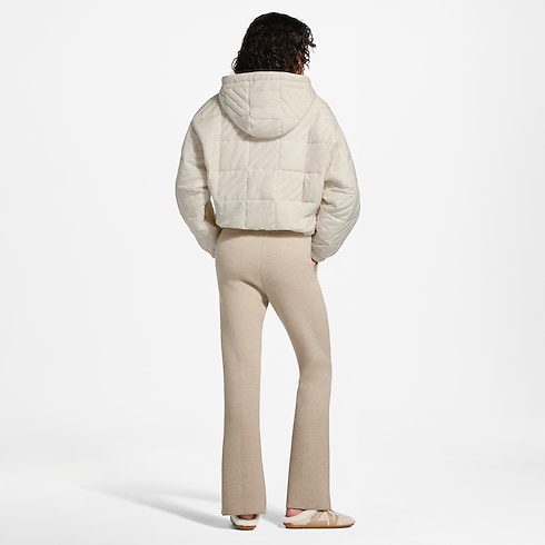 Prêt-à-Porter Manteaux et Vestes Veste à fermeture éclair et motif Damier matelassé | Louis Vuitton ® (Zoom produit)
