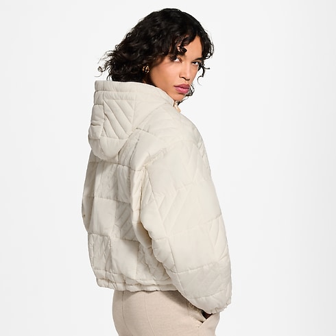 Prêt-à-Porter Manteaux et Vestes Veste à fermeture éclair et motif Damier matelassé | Louis Vuitton ® (Zoom produit)