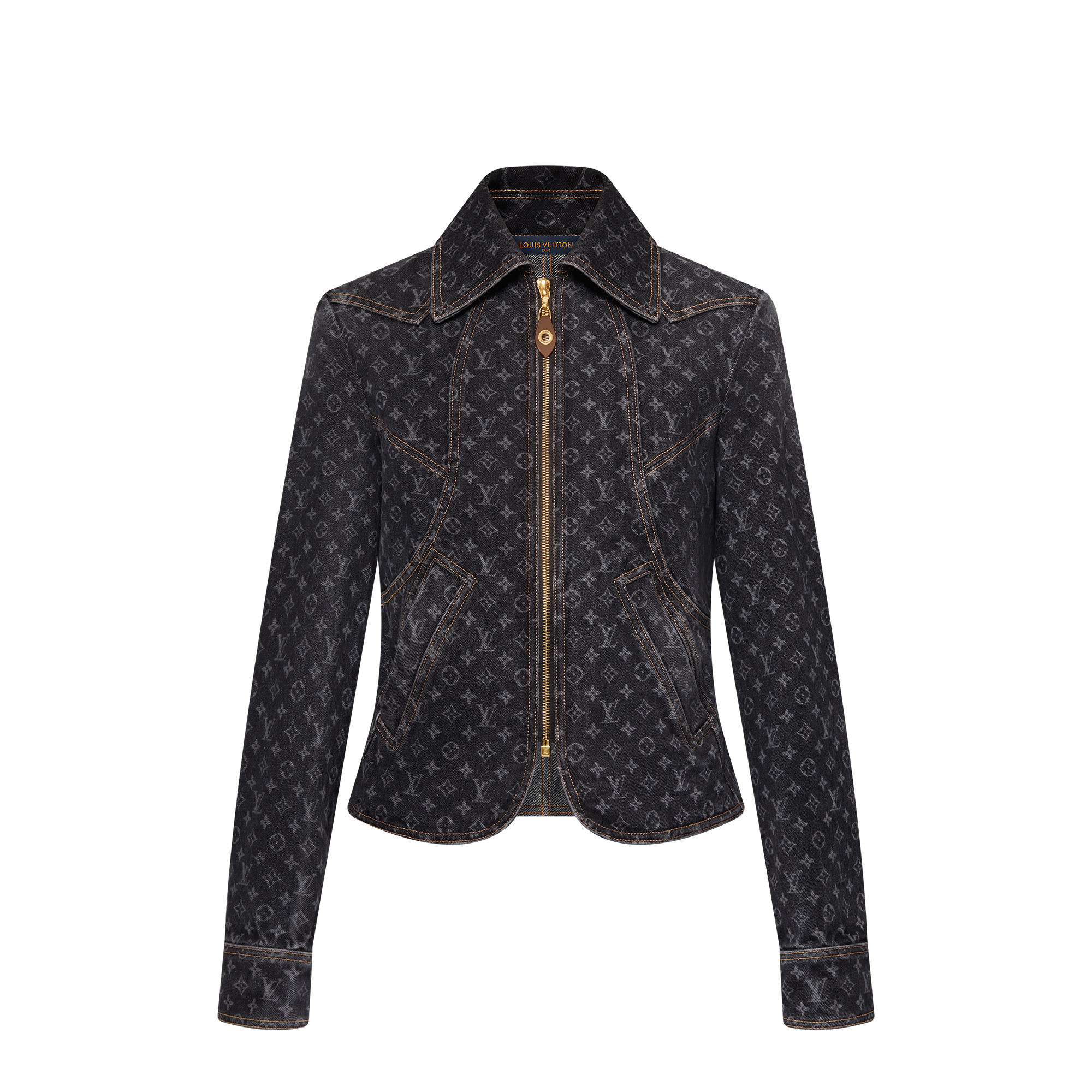 Veste En Jean Délavée SS7 Pour Femme - Fermeture Éclair, 4 Poches | 75% Coton, 23% Polyester