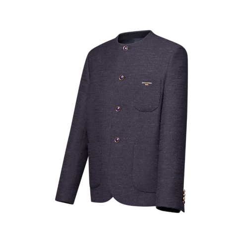 Prêt-à-Porter Blazers et Vestes Veste chic sans col en bouclette | Louis Vuitton ® (Zoom produit)