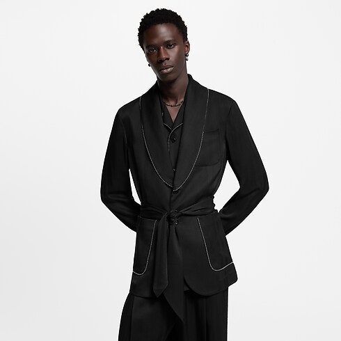Prêt-à-Porter Tout le Prêt-à-Porter Veste chic style peignoir en soie | Louis Vuitton ® (Zoom produit)