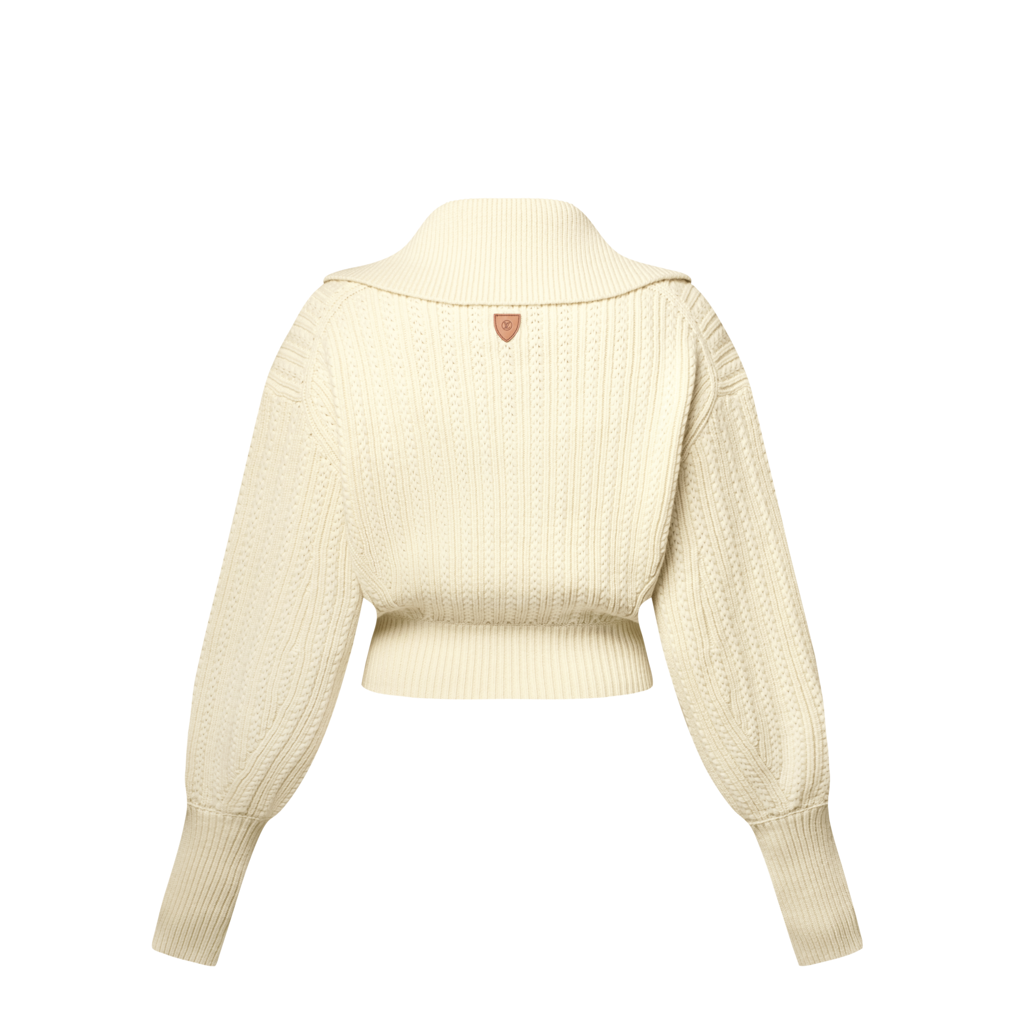  Prêt-à-Porter Manteaux et Vestes Veste courte en maille côtelée | Louis Vuitton ® (Zoom produit)