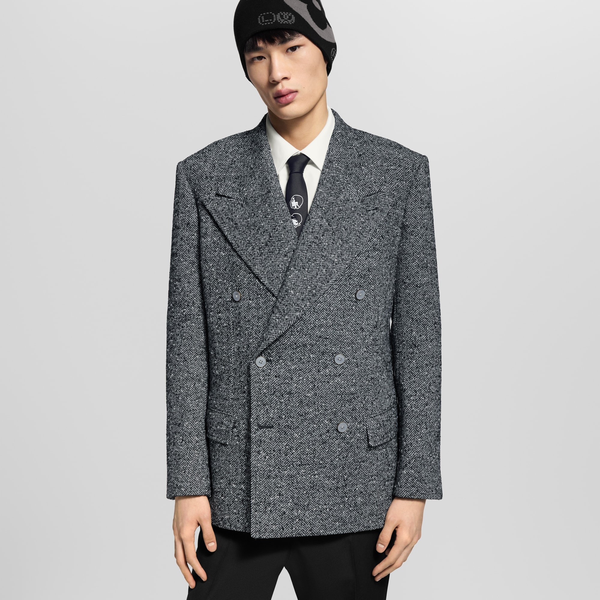  Prêt-à-Porter Blazers et Vestes Veste croisée en tweed | Louis Vuitton ® (Zoom produit)