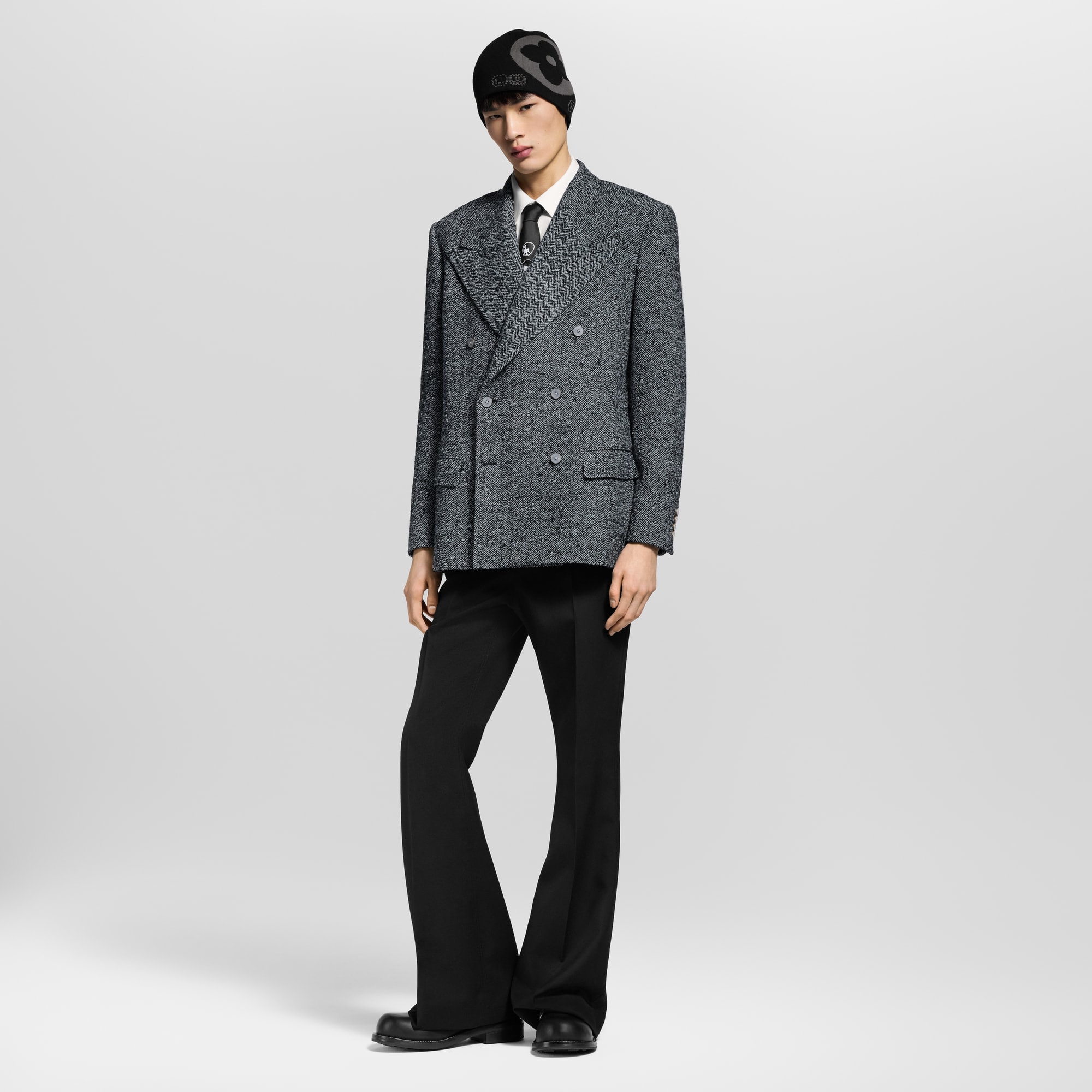  Prêt-à-Porter Blazers et Vestes Veste croisée en tweed | Louis Vuitton ® (Zoom produit)