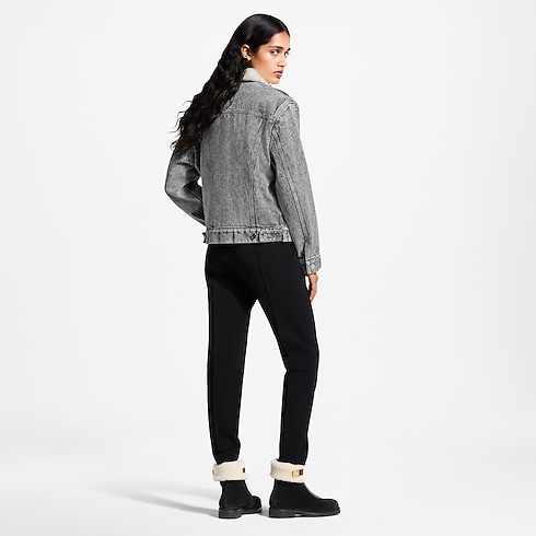 Prêt-à-Porter Manteaux et Vestes Veste en denim doublée de polaire | Louis Vuitton ® (Zoom produit)