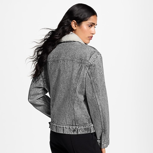Prêt-à-Porter Manteaux et Vestes Veste en denim doublée de polaire | Louis Vuitton ® (Zoom produit)