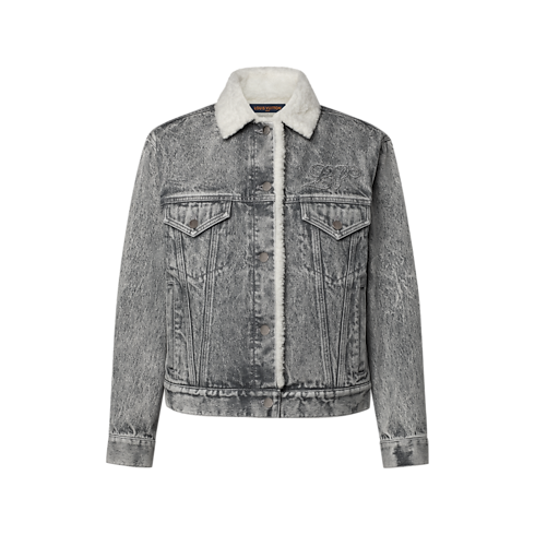 Prêt-à-Porter Manteaux et Vestes Veste en denim doublée de polaire | Louis Vuitton ® (Zoom produit)