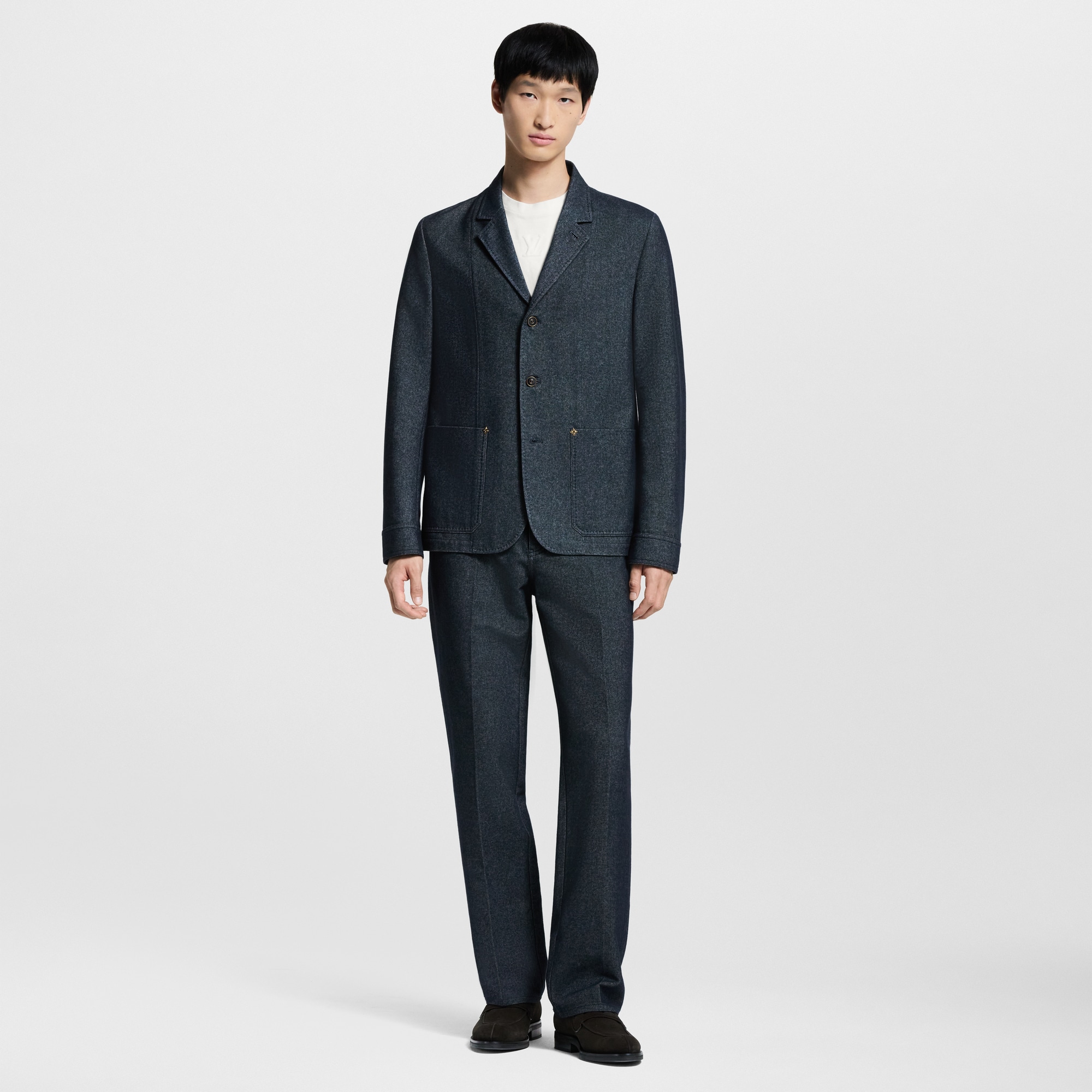  Prêt-à-Porter Blazers et Vestes Veste en denim et cachemire | Louis Vuitton ® (Zoom produit)