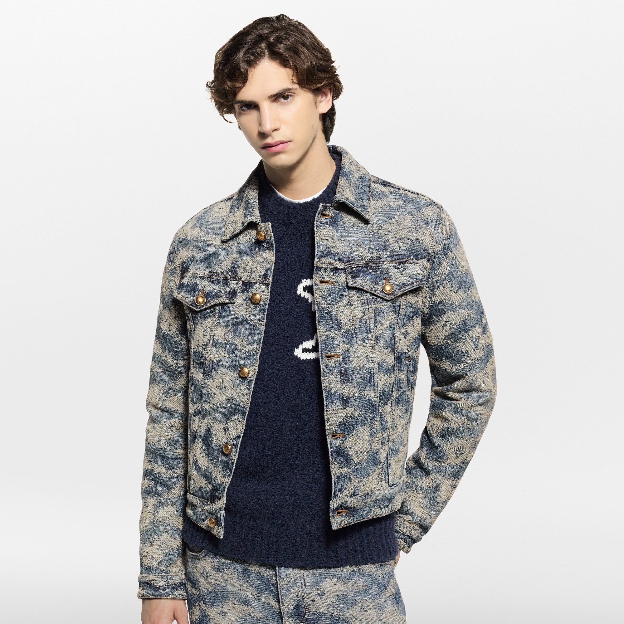  Prêt-à-Porter Manteaux et Blousons Veste en denim Monogram | Louis Vuitton ® (Zoom produit)