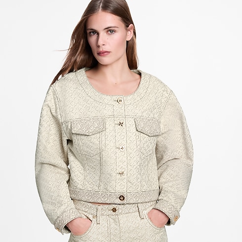 Prêt-à-Porter Manteaux et Vestes Veste en denim Monogram 3D | Louis Vuitton ® (Zoom produit)