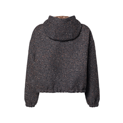 Prêt-à-Porter Manteaux et Vestes Veste en tweed bouclette à capuche | Louis Vuitton ® (Zoom produit)