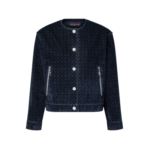 Prêt-à-Porter Manteaux et Vestes Veste en velours floqué Nanogram | Louis Vuitton ® (Zoom produit)