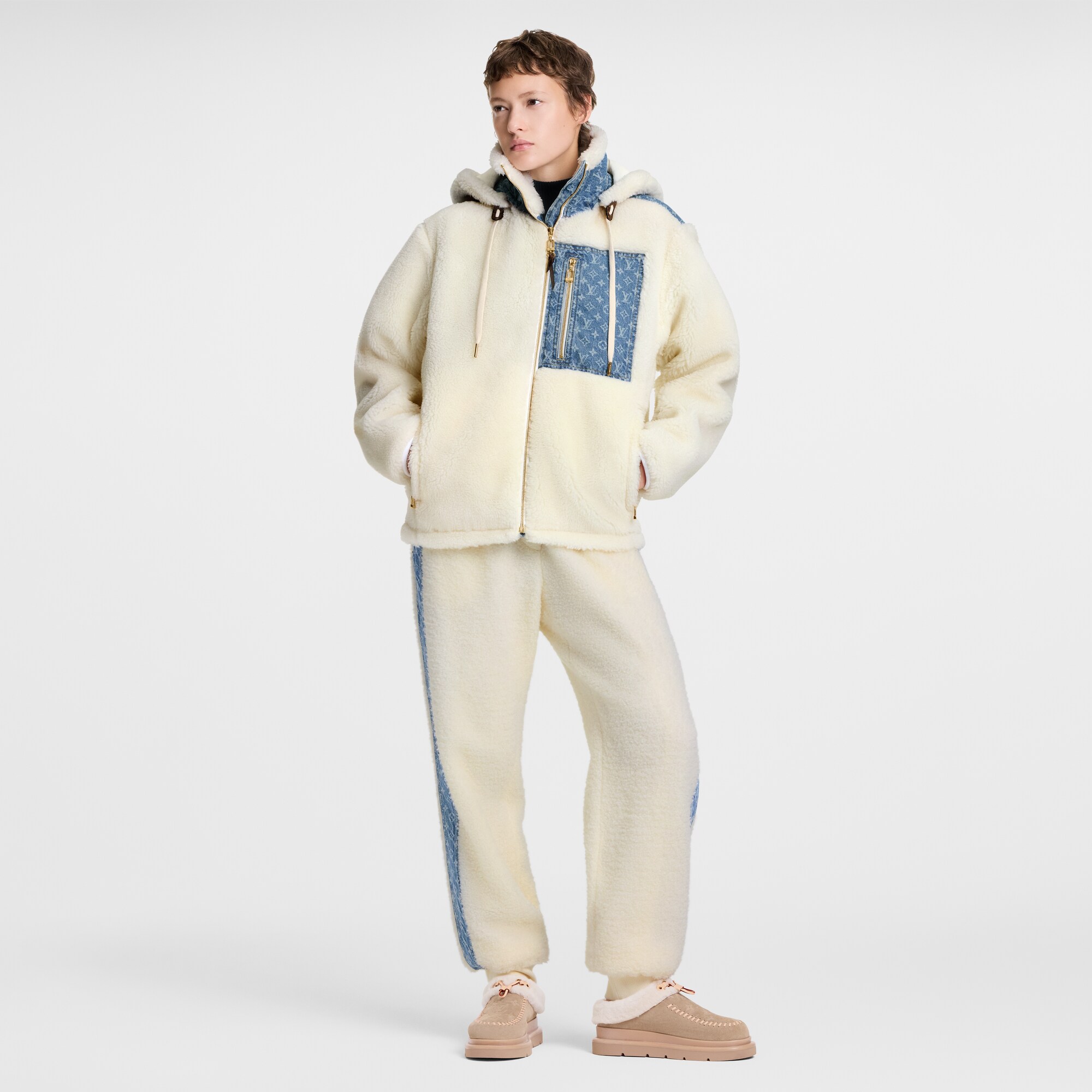  Prêt-à-Porter Manteaux et Vestes Veste polaire à détails Monogram | Louis Vuitton ® (Zoom produit)