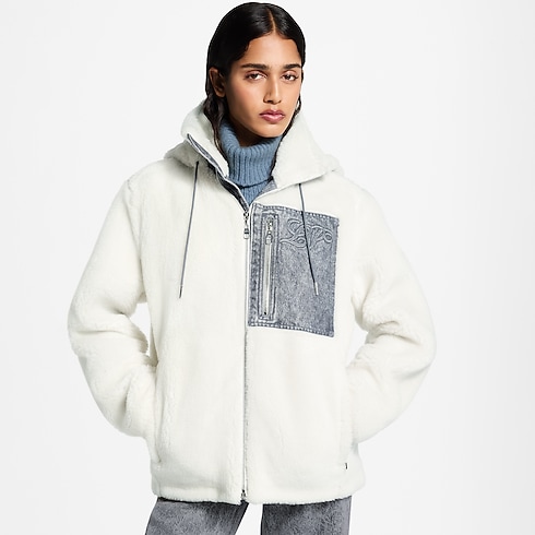 Veste polaire à détails Monogram vue recadrée