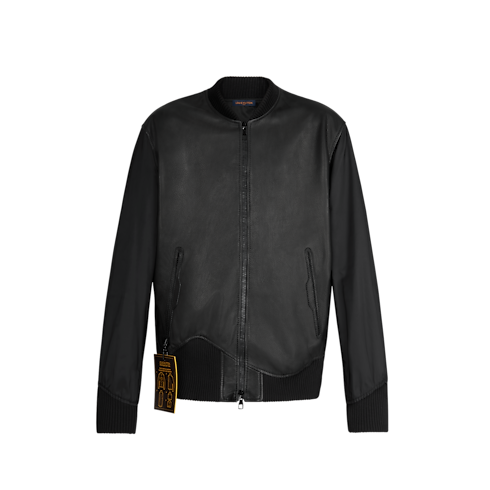 Prêt-à-Porter Manteaux et Blousons Veste réversible en cuir et nylon | Louis Vuitton ® (Zoom produit)