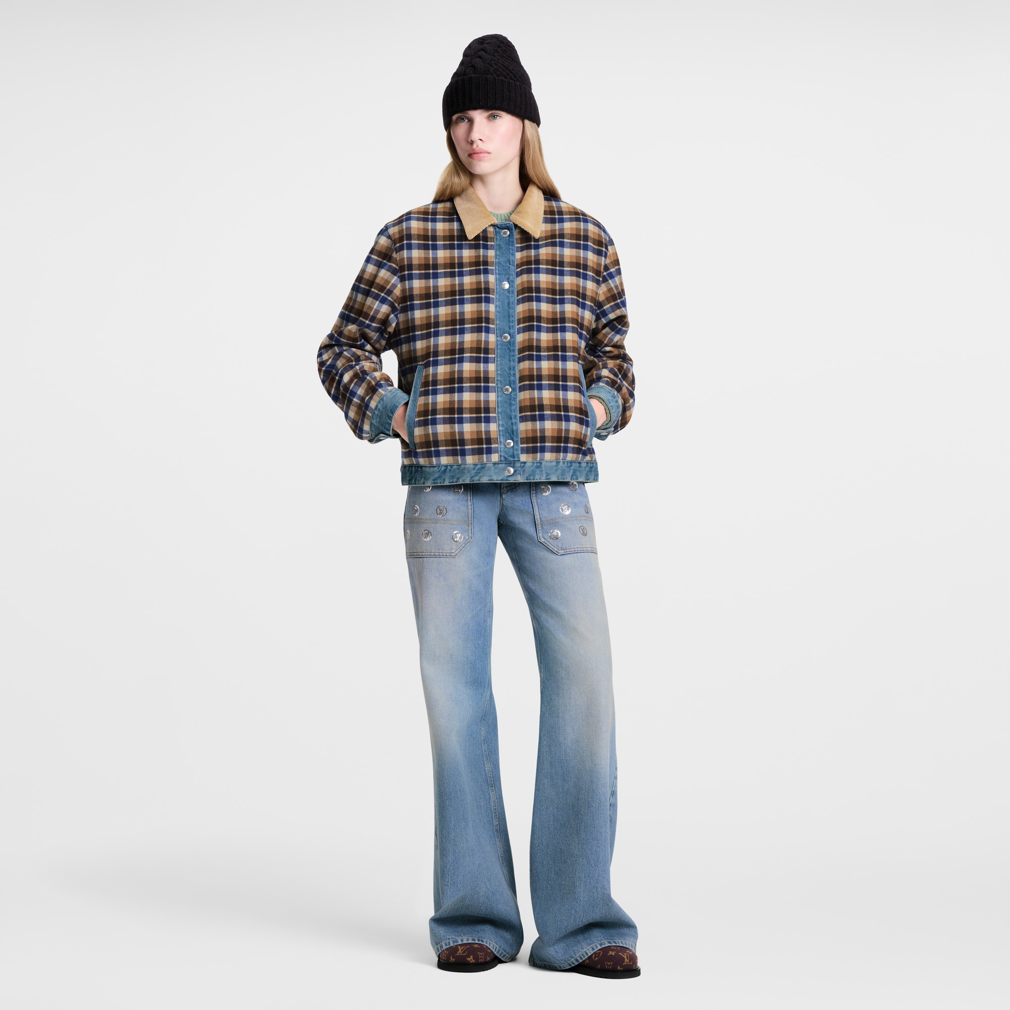  Prêt-à-Porter Manteaux et Vestes Veste réversible en denim | Louis Vuitton ® (Zoom produit)
