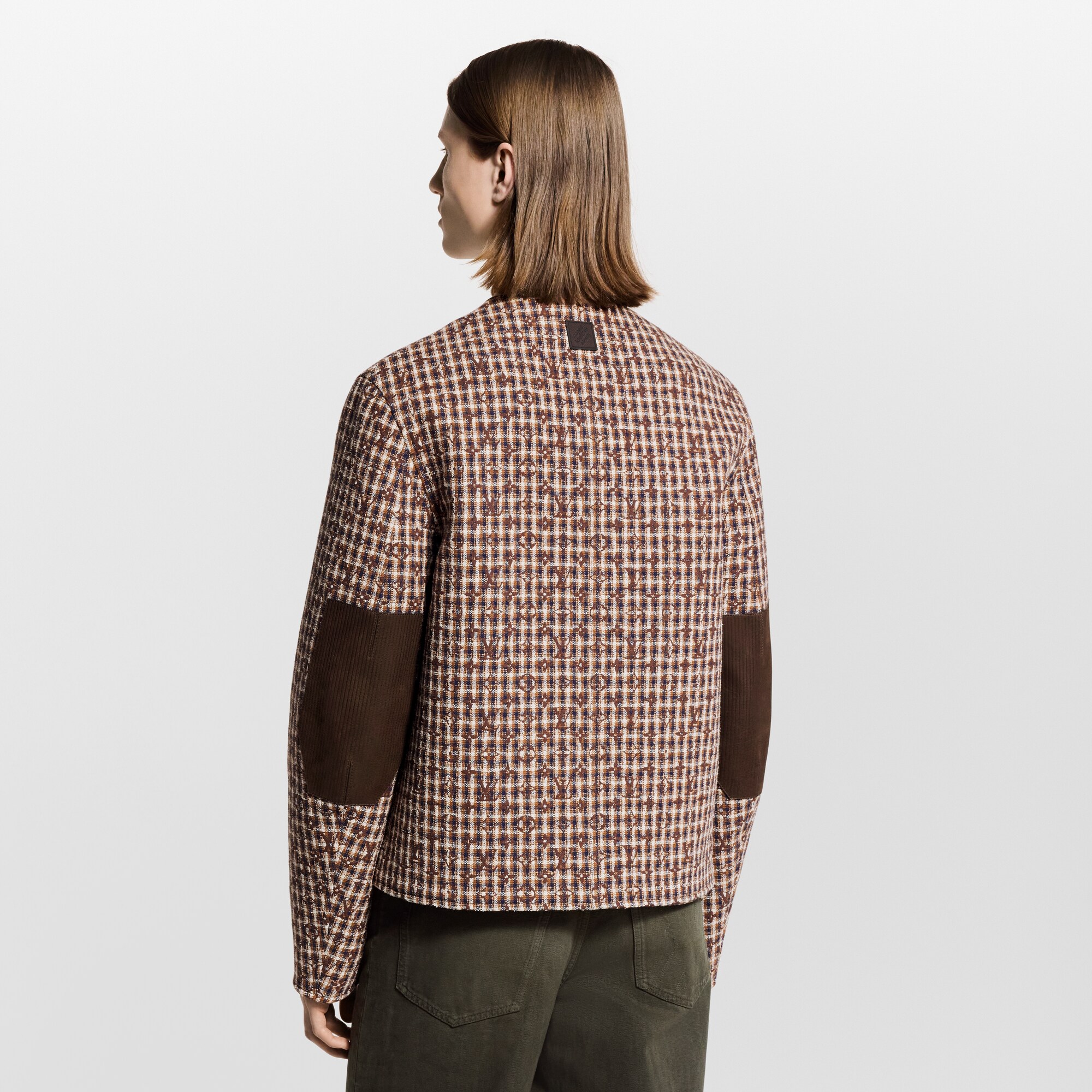  Prêt-à-Porter Blazers et Vestes Veste sans col en tweed Monogram | Louis Vuitton ® (Zoom produit)