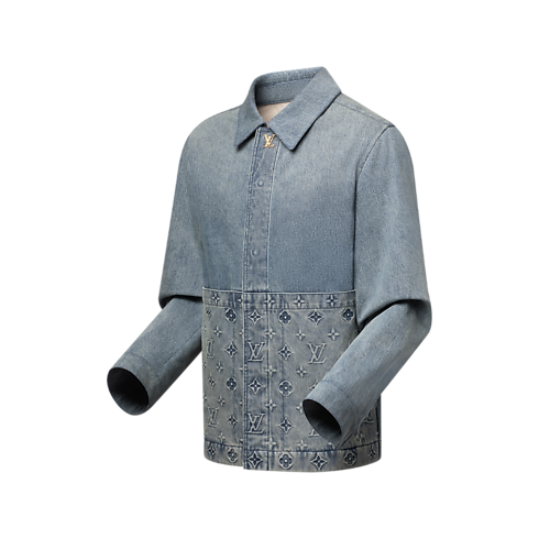 Prêt-à-Porter Manteaux et Blousons Veste upcyclée en denim | Louis Vuitton ® (Zoom produit)