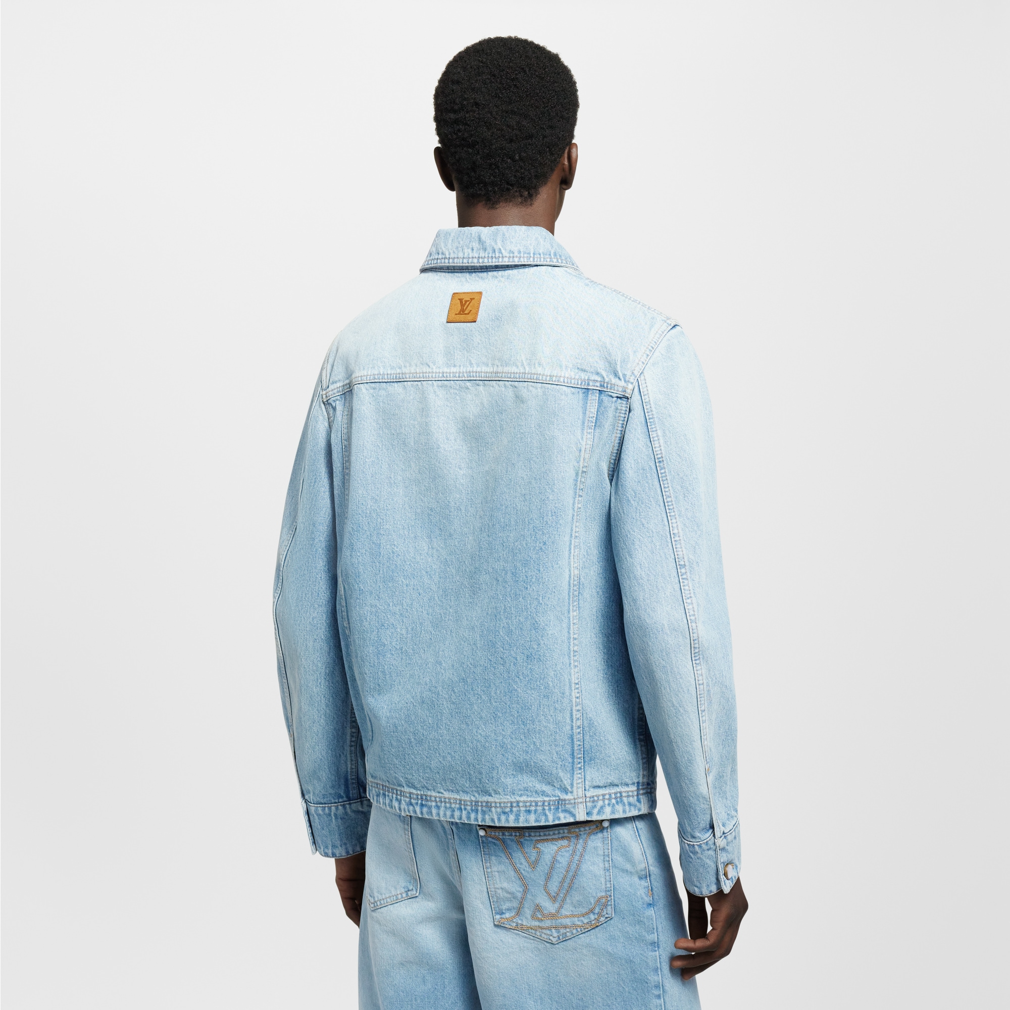  Prêt-à-Porter Manteaux et Blousons Veste workwear LV en denim | Louis Vuitton ® (Zoom produit)
