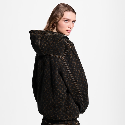 Prêt-à-Porter Manteaux et Vestes Veste zippée en denim Monogram | Louis Vuitton ® (Zoom produit)