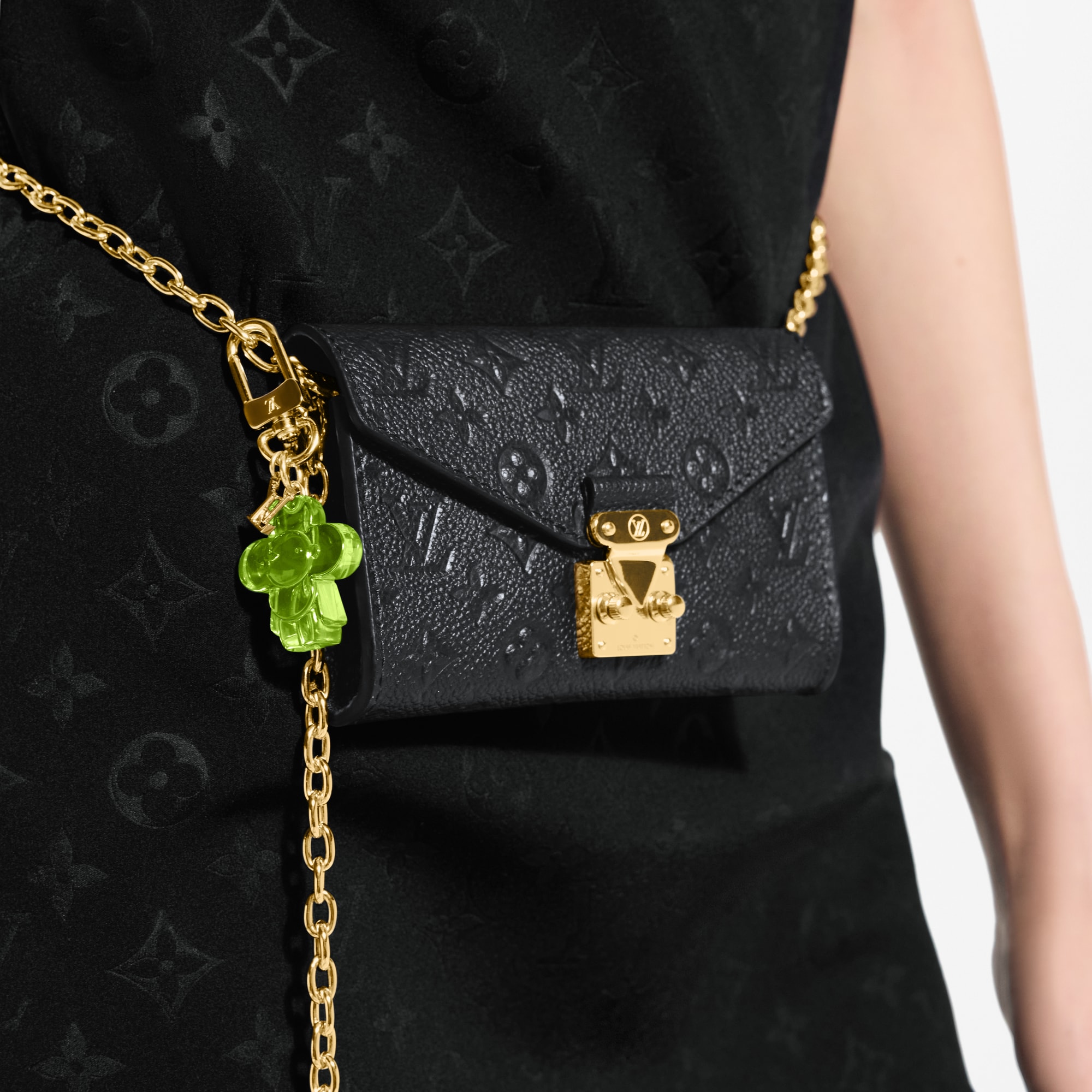 LOUIS VUITTON クリスタルオブジェ Vivienne Gummy Mini Bag Charm S00 