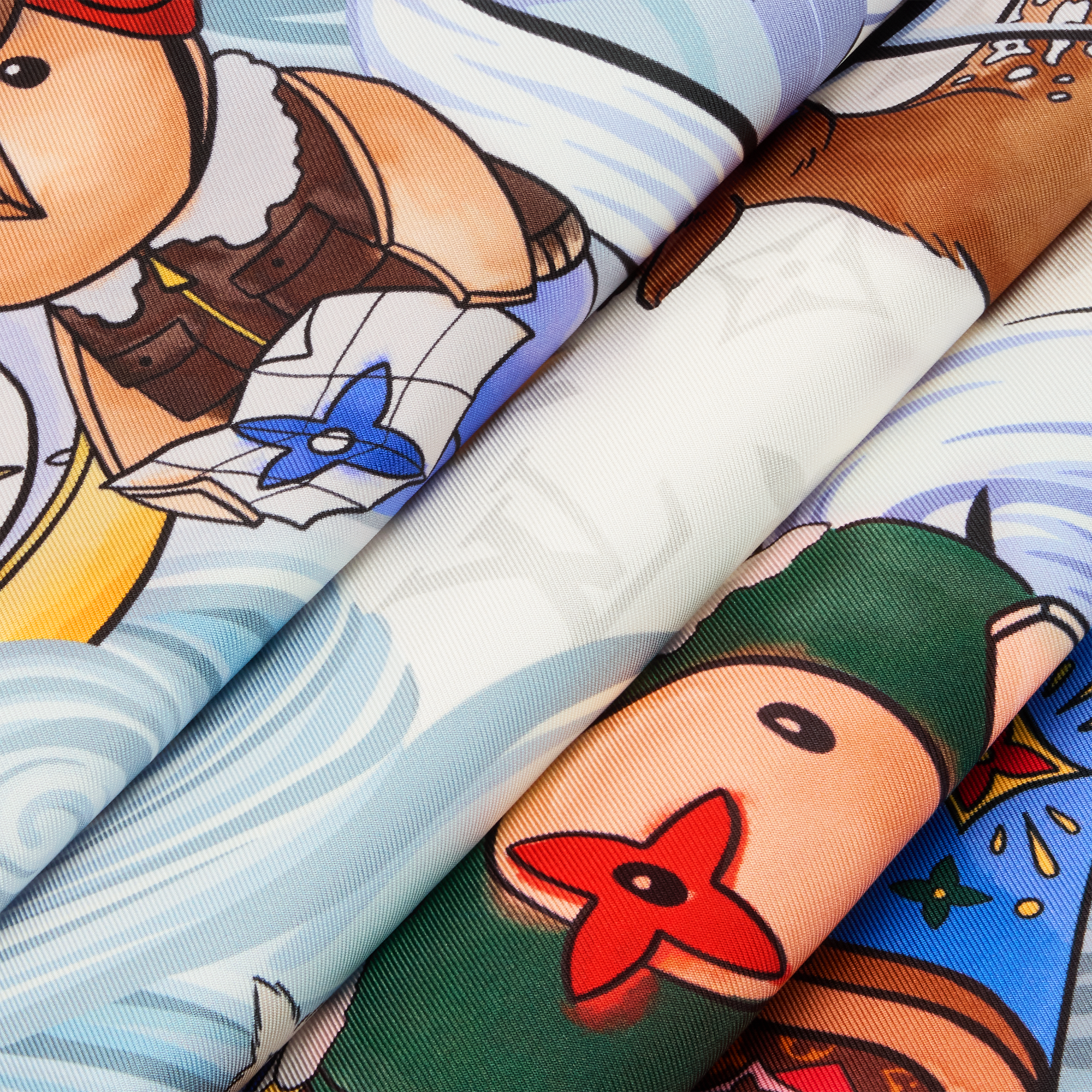 S00 Accessories Silk Squares and Bandeaus  Vivienne Winter Holiday Square 70 | Louis Vuitton ® (Product zoom)