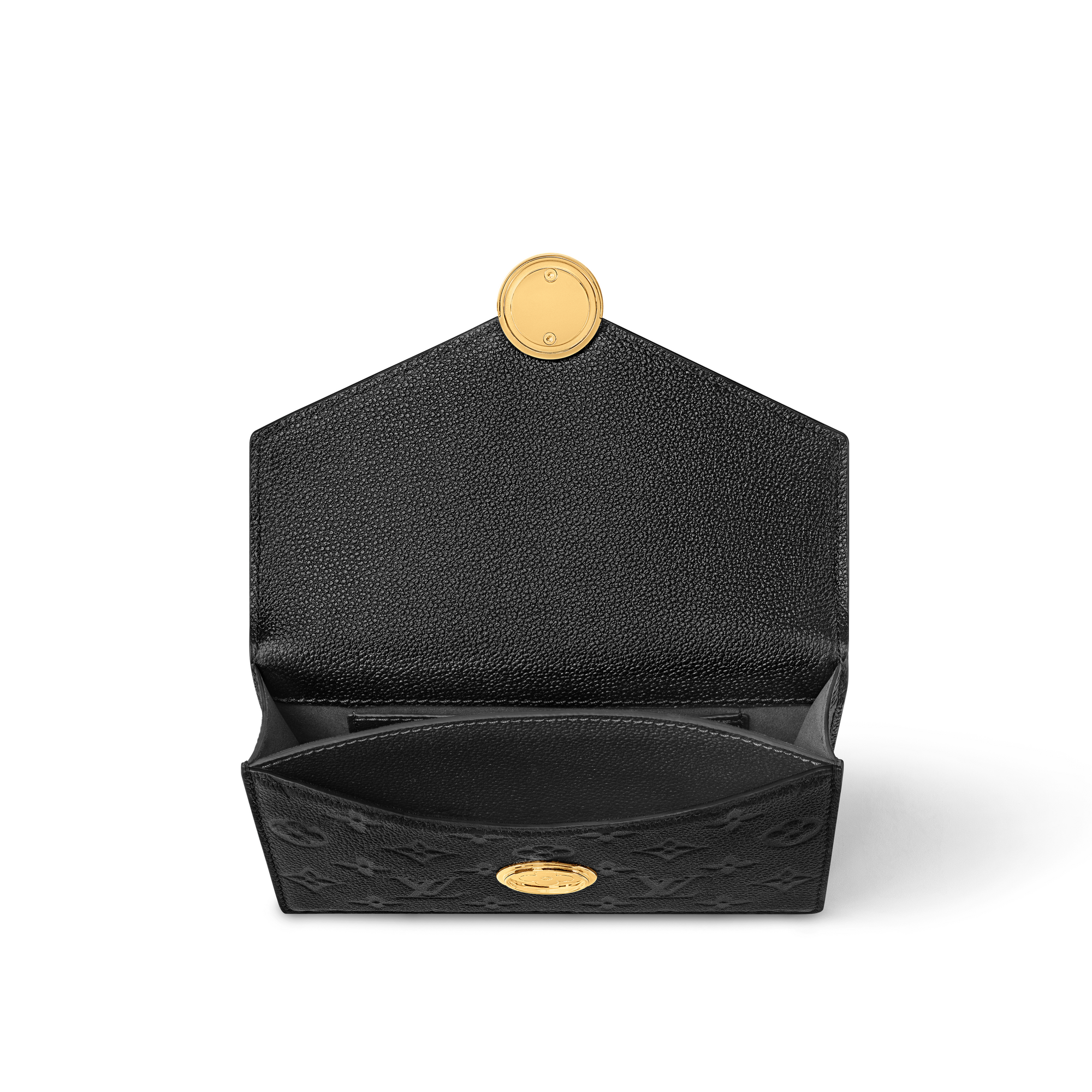 Monogram Empreinte Leather Small Leather Goods Wallets on Chain and Nano Bags Wallet On Chain Rosy | Louis Vuitton ® (Product zoom)