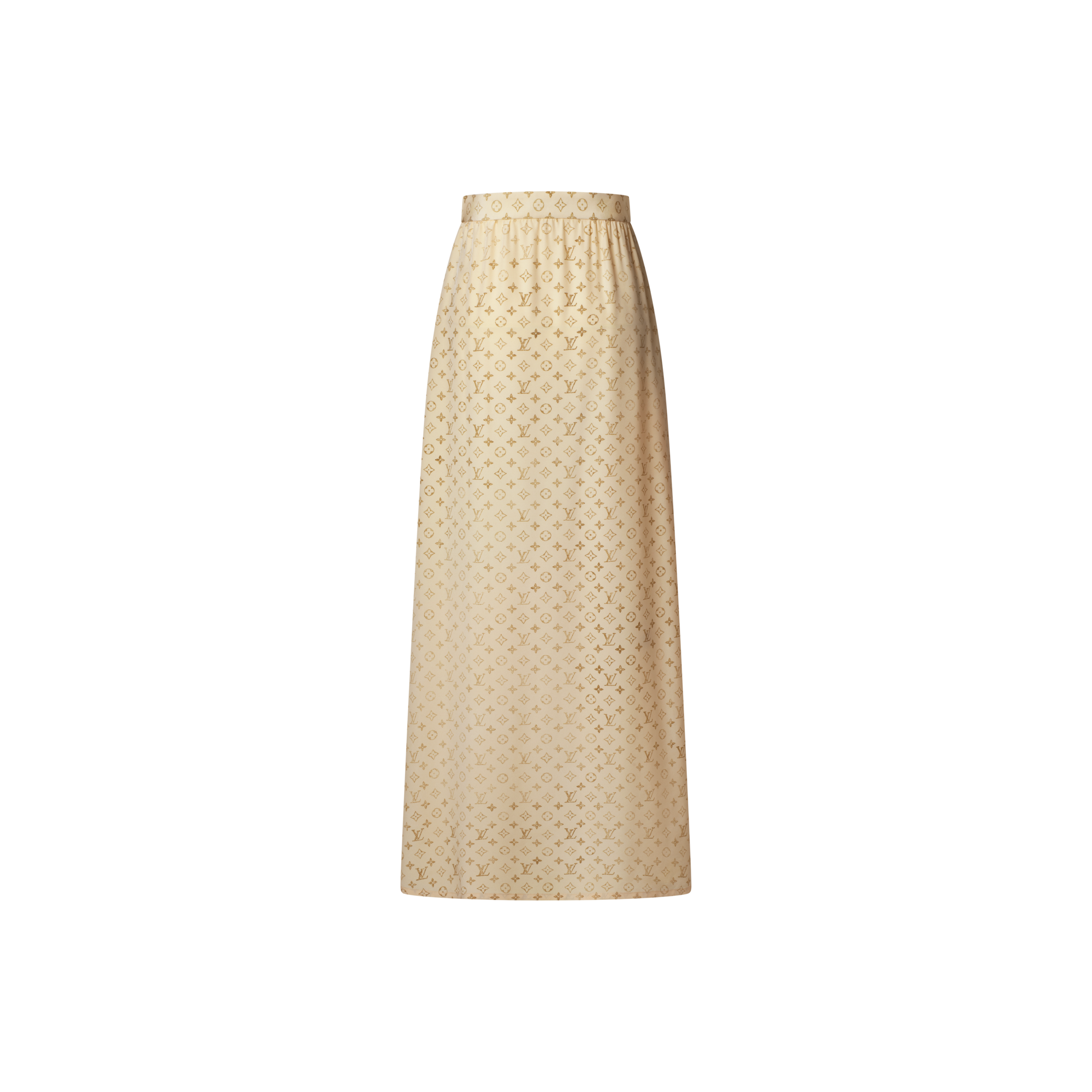  Ready-to-Wear Skirts and Shorts Washed Monogram Maxi Skirt | Louis Vuitton ® (Product zoom)