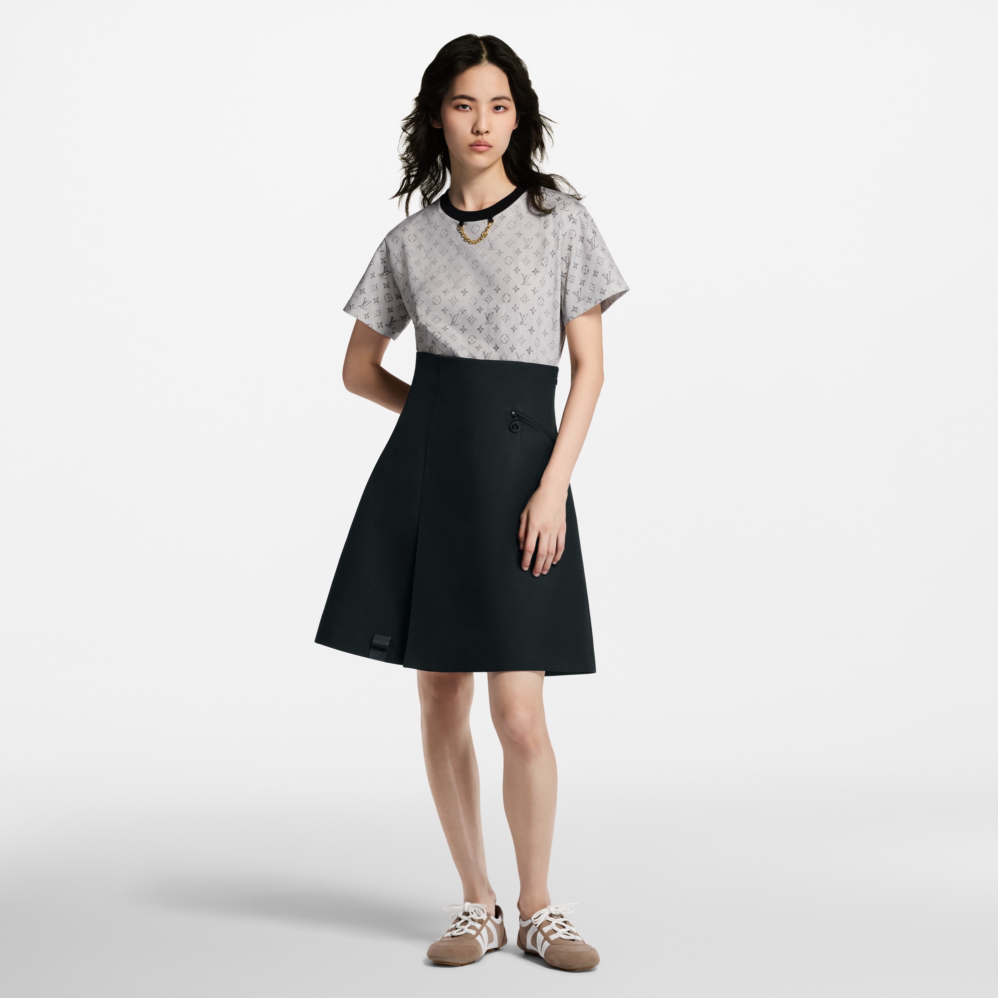  Ready-to-Wear Tops Washed Monogram T-Shirt | Louis Vuitton ® (Product zoom)