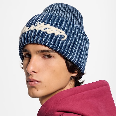 S00 Accessories Hats, Beanies and Socks Washed Signature Beanie | Louis Vuitton ® (Product zoom)