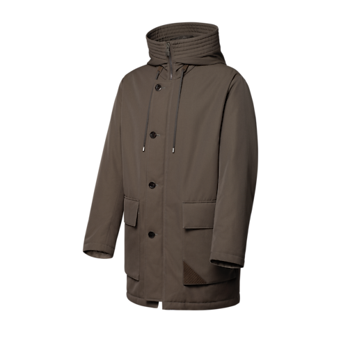 Nouveautés Homme } Wintery Padded Scooter Parka | Louis Vuitton ® (Zoom produit)