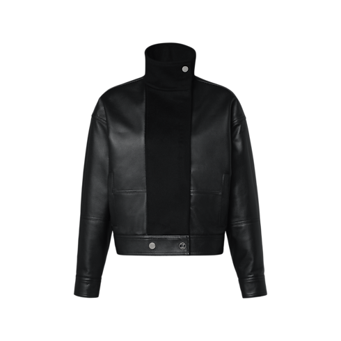 Ready-to-Wear Coats and Jackets Wool Insert Biker Jacket | Louis Vuitton ® (Product zoom)