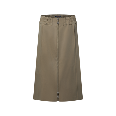 Ready-to-Wear Skirts and Shorts Zipper Front Midi Skirt | Louis Vuitton ® (Product zoom)