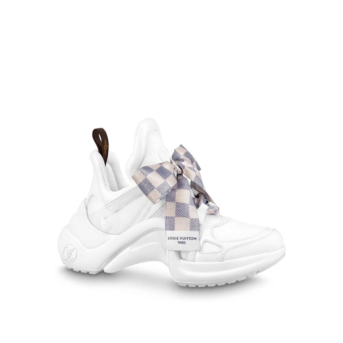 louis vuitton white and black sneakers