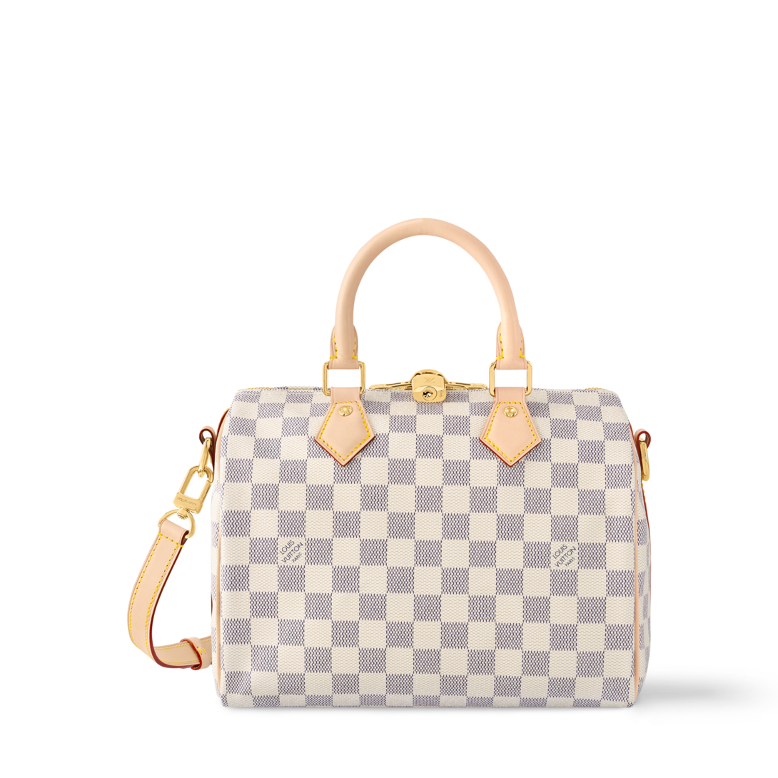 Speedy Bandoulière 25 Damier Azur - Women - Handbags | LOUIS VUITTON ®