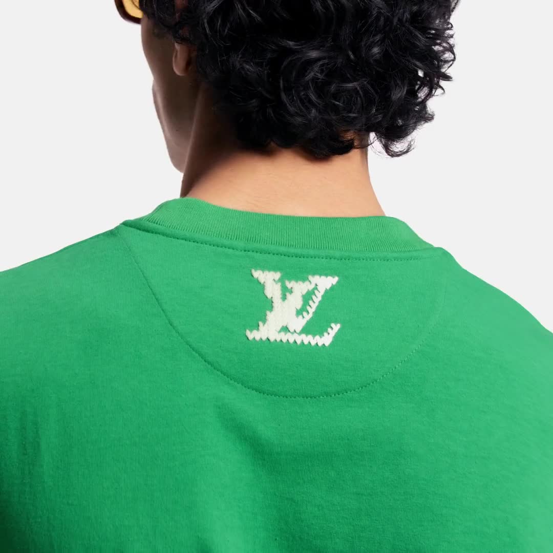 Embroidered Signature Short-Sleeved T-Shirt - Men - Ready-to-Wear
